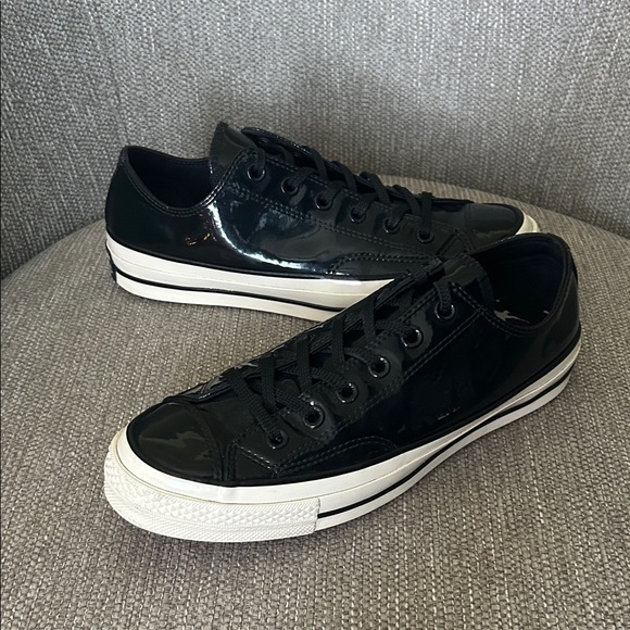 Converse Shoes - Converse Chuck 70 Ox’ Black Patent Sneakers